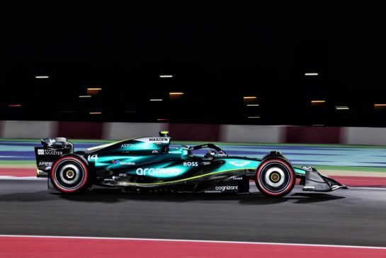 Fernando Alonso (ESP) Aston Martin F1 Team AMR24.
30.11.2024. Formula 1 World Championship, Rd 23, Qatar Grand Prix, Doha, Qatar, Sprint and Qualifying Day.
- www.xpbimages.com, EMail: requests@xpbimages.com © Copyright: Charniaux / XPB Images