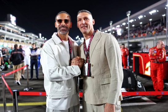 Rio Ferdinand (GBR) Former Football Player (Left), on the grid.
01.12.2024. Formula 1 World Championship, Rd 23, Qatar Grand Prix, Doha, Qatar, Race Day.
- www.xpbimages.com, EMail: requests@xpbimages.com © Copyright: Staley / XPB Images