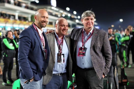 Juergen Rittersberger (GER) Audi Member of the Board of Management for Finance, Legal Affairs and IT (Right) on the grid.
01.12.2024. Formula 1 World Championship, Rd 23, Qatar Grand Prix, Doha, Qatar, Race Day.
- www.xpbimages.com, EMail: requests@xpbimages.com © Copyright: Staley / XPB Images
