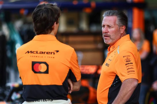 Zak Brown (USA), McLaren F1 Team Executive Director 
05.12.2024. Formula 1 World Championship, Rd 24, Abu Dhabi Grand Prix, Yas Marina Circuit, Abu Dhabi, Preparation Day.
- www.xpbimages.com, EMail: requests@xpbimages.com © Copyright: Charniaux / XPB Images