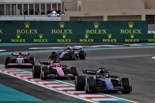 Alexander Albon (THA) Williams Racing FW46.
08.12.2024. Formula 1 World Championship, Rd 24, Abu Dhabi Grand Prix, Yas Marina Circuit, Abu Dhabi, Race Day.
- www.xpbimages.com, EMail: requests@xpbimages.com © Copyright: Moy / XPB Images