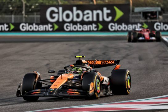 Lando Norris (GBR) McLaren MCL38.
08.12.2024. Formula 1 World Championship, Rd 24, Abu Dhabi Grand Prix, Yas Marina Circuit, Abu Dhabi, Race Day.
- www.xpbimages.com, EMail: requests@xpbimages.com © Copyright: Charniaux / XPB Images