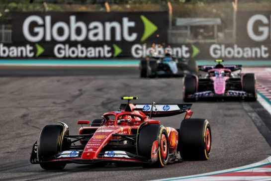 Carlos Sainz Jr (ESP) Ferrari SF-24.
08.12.2024. Formula 1 World Championship, Rd 24, Abu Dhabi Grand Prix, Yas Marina Circuit, Abu Dhabi, Race Day.
- www.xpbimages.com, EMail: requests@xpbimages.com © Copyright: Charniaux / XPB Images