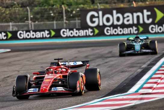 Charles Leclerc (MON) Ferrari SF-24.
08.12.2024. Formula 1 World Championship, Rd 24, Abu Dhabi Grand Prix, Yas Marina Circuit, Abu Dhabi, Race Day.
- www.xpbimages.com, EMail: requests@xpbimages.com © Copyright: Charniaux / XPB Images