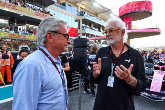 (L to R): Carlos Sainz (ESP) and Flavio Briatore (ITA) Alpine F1 Team Executive Advisor on the grid.
08.12.2024. Formula 1 World Championship, Rd 24, Abu Dhabi Grand Prix, Yas Marina Circuit, Abu Dhabi, Race Day.
- www.xpbimages.com, EMail: requests@xpbimages.com © Copyright: Moy / XPB Images