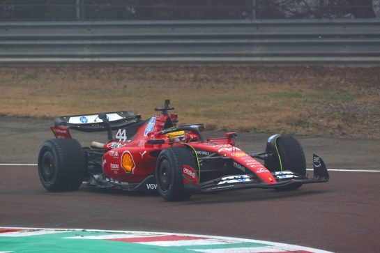 Lewis Hamilton (GBR) drives the Ferrari for the first time - Fiorano Modenese, Italy - www.xpbimages.com, EMail: requests@xpbimages.com © Copyright:  XPB Images