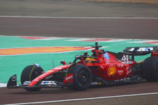 Lewis Hamilton (GBR) drives the Ferrari for the first time - Fiorano Modenese, Italy - www.xpbimages.com, EMail: requests@xpbimages.com © Copyright:  XPB Images