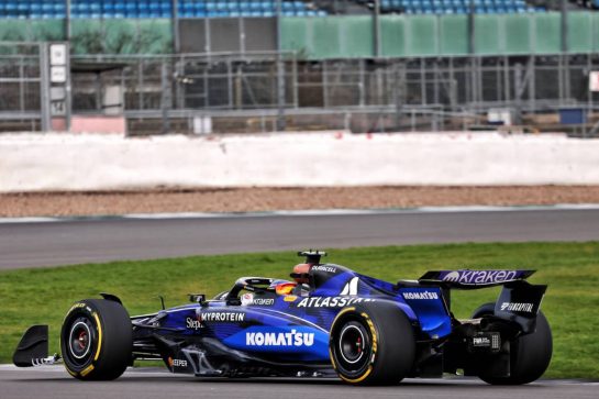 Carlos Sainz (ESP) Williams Racing FW46.
Formula One World Championship, Atlassian Williams Racing FW47 Launch, Silverstone, England, Friday 14th February 2025.