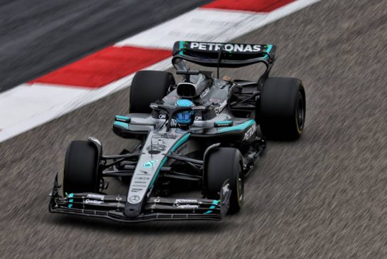 George Russell (GBR) Mercedes AMG F1 W16.
26.02.2025. Formula 1 Testing, Sakhir, Bahrain, Day One.
- www.xpbimages.com, EMail: requests@xpbimages.com © Copyright: Bearne / XPB Images