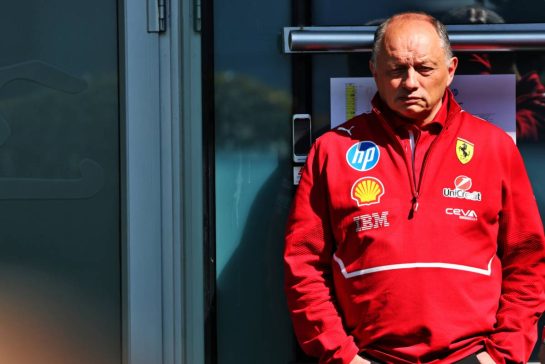 Frederic Vasseur (FRA) Ferrari Team Principal.
21.03.2025. Formula 1 World Championship, Rd 2, Chinese Grand Prix, Shanghai, China, Sprint Qualifying Day.
- www.xpbimages.com, EMail: requests@xpbimages.com © Copyright: Batchelor / XPB Images