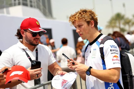 Liam Lawson (NZL) Racing Bulls.
11.04.2025. Formula 1 World Championship, Rd 4, Bahrain Grand Prix, Sakhir, Bahrain, Practice Day
- www.xpbimages.com, EMail: requests@xpbimages.com © Copyright: Bearne / XPB Images
