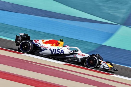Liam Lawson (NZL) Racing Bulls VCARB 02.
11.04.2025. Formula 1 World Championship, Rd 4, Bahrain Grand Prix, Sakhir, Bahrain, Practice Day
- www.xpbimages.com, EMail: requests@xpbimages.com © Copyright: Moy / XPB Images