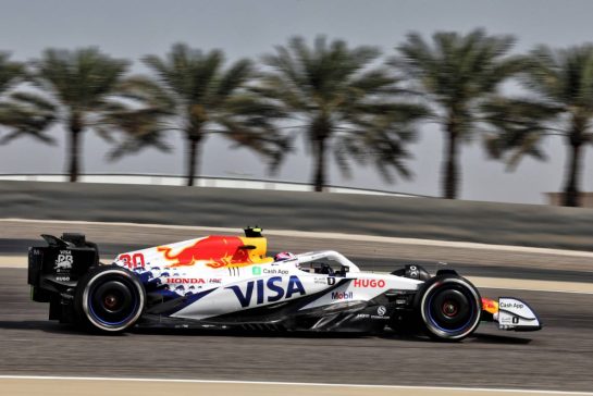 Liam Lawson (NZL) Racing Bulls VCARB 02.
11.04.2025. Formula 1 World Championship, Rd 4, Bahrain Grand Prix, Sakhir, Bahrain, Practice Day
- www.xpbimages.com, EMail: requests@xpbimages.com © Copyright: Moy / XPB Images