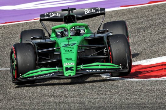 Nico Hulkenberg (GER) Sauber C45.
11.04.2025. Formula 1 World Championship, Rd 4, Bahrain Grand Prix, Sakhir, Bahrain, Practice Day
- www.xpbimages.com, EMail: requests@xpbimages.com © Copyright: Bearne / XPB Images