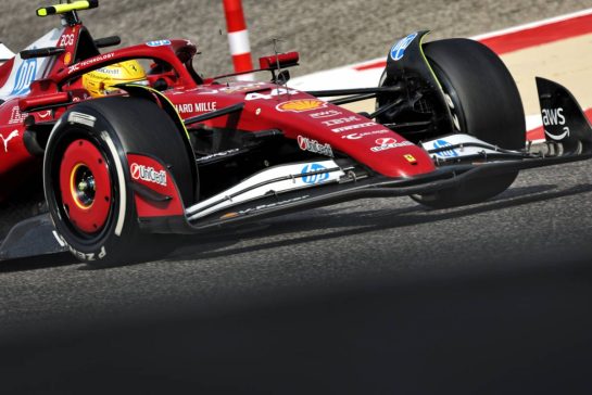 Lewis Hamilton (GBR) Ferrari SF-25.
11.04.2025. Formula 1 World Championship, Rd 4, Bahrain Grand Prix, Sakhir, Bahrain, Practice Day
- www.xpbimages.com, EMail: requests@xpbimages.com © Copyright: Bearne / XPB Images