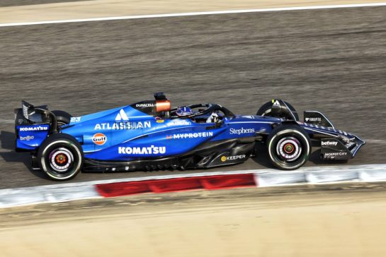 Alexander Albon (THA) Atlassian Williams Racing FW47.
12.04.2025. Formula 1 World Championship, Rd 4, Bahrain Grand Prix, Sakhir, Bahrain, Qualifying Day.
- www.xpbimages.com, EMail: requests@xpbimages.com © Copyright: Bearne / XPB Images