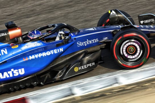 Alexander Albon (THA) Atlassian Williams Racing FW47.
12.04.2025. Formula 1 World Championship, Rd 4, Bahrain Grand Prix, Sakhir, Bahrain, Qualifying Day.
- www.xpbimages.com, EMail: requests@xpbimages.com © Copyright: Bearne / XPB Images