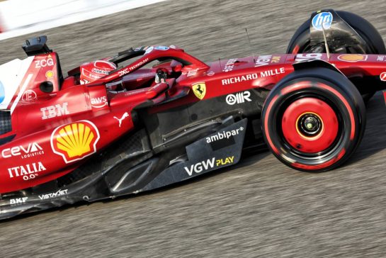Charles Leclerc (MON) Ferrari SF-25.
12.04.2025. Formula 1 World Championship, Rd 4, Bahrain Grand Prix, Sakhir, Bahrain, Qualifying Day.
- www.xpbimages.com, EMail: requests@xpbimages.com © Copyright: Bearne / XPB Images