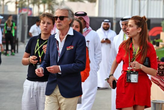 Luca di Montezemolo (ITA).
12.04.2025. Formula 1 World Championship, Rd 4, Bahrain Grand Prix, Sakhir, Bahrain, Qualifying Day.
- www.xpbimages.com, EMail: requests@xpbimages.com © Copyright: Moy / XPB Images