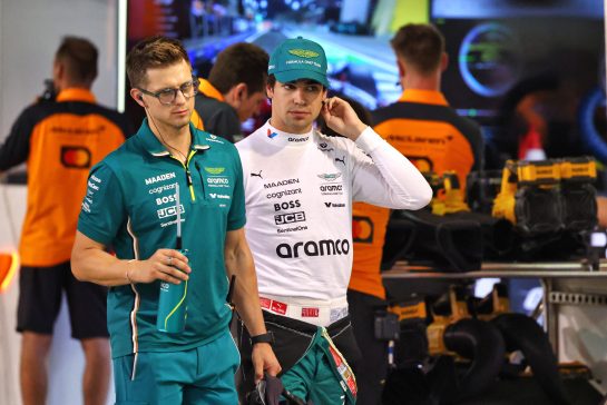 Lance Stroll (CDN) Aston Martin F1 Team.
12.04.2025. Formula 1 World Championship, Rd 4, Bahrain Grand Prix, Sakhir, Bahrain, Qualifying Day.
- www.xpbimages.com, EMail: requests@xpbimages.com © Copyright: Moy / XPB Images