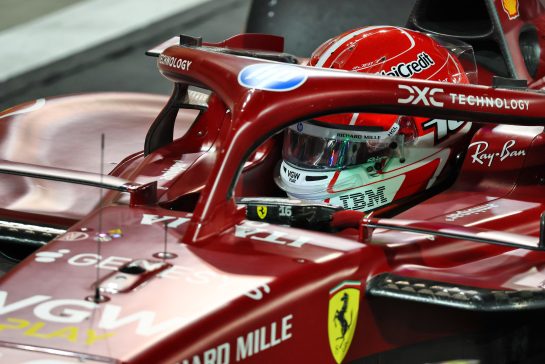 Third placed Charles Leclerc (MON) Ferrari SF-25 in qualifying parc ferme.
12.04.2025. Formula 1 World Championship, Rd 4, Bahrain Grand Prix, Sakhir, Bahrain, Qualifying Day.
- www.xpbimages.com, EMail: requests@xpbimages.com © Copyright: Batchelor / XPB Images