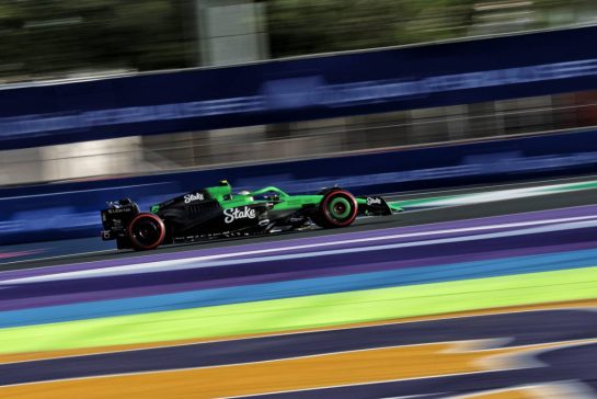 Gabriel Bortoleto (BRA) Sauber C45.
19.04.2025. Formula 1 World Championship, Rd 5, Saudi Arabian Grand Prix, Jeddah, Saudi Arabia, Qualifying Day.
- www.xpbimages.com, EMail: requests@xpbimages.com © Copyright: Rew / XPB Images
