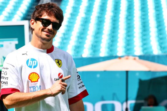 Charles Leclerc (MON) Ferrari.
01.05.2025. Formula 1 World Championship, Rd 6, Miami Grand Prix, Miami, Florida, USA, Preparation Day.
- www.xpbimages.com, EMail: requests@xpbimages.com © Copyright: Batchelor / XPB Images