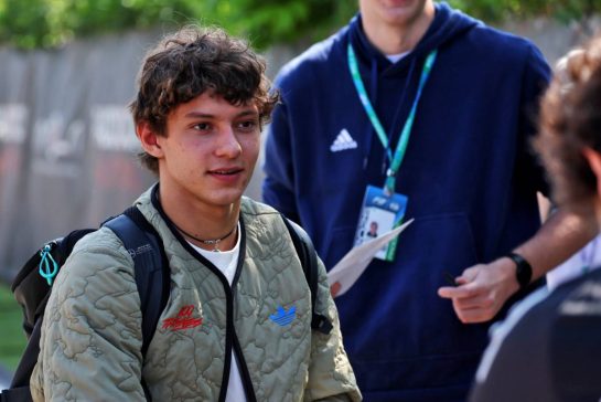 Andrea Kimi Antonelli (ITA) Mercedes AMG F1.
15.05.2025. Formula 1 World Championship, Rd 7, Emilia Romagna Grand Prix, Imola, Italy, Preparation Day.
- www.xpbimages.com, EMail: requests@xpbimages.com © Copyright: Moy / XPB Images
