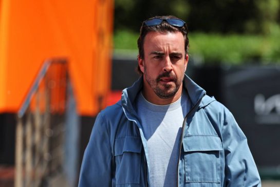 Fernando Alonso (ESP) Aston Martin F1 Team.
15.05.2025. Formula 1 World Championship, Rd 7, Emilia Romagna Grand Prix, Imola, Italy, Preparation Day.
- www.xpbimages.com, EMail: requests@xpbimages.com © Copyright: Moy / XPB Images