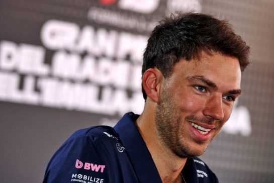 Pierre Gasly (FRA) Alpine F1 Team.
15.05.2025. Formula 1 World Championship, Rd 7, Emilia Romagna Grand Prix, Imola, Italy, Preparation Day.
- www.xpbimages.com, EMail: requests@xpbimages.com © Copyright: Bearne / XPB Images