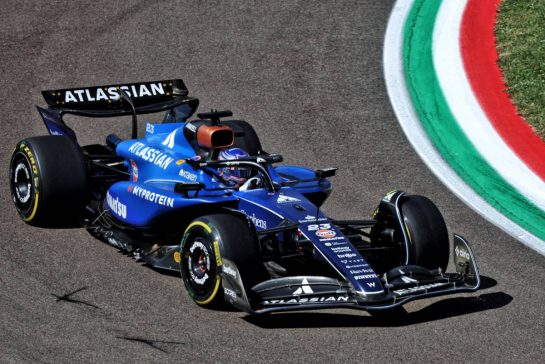 Alexander Albon (THA) Atlassian Williams Racing FW47.
18.05.2025. Formula 1 World Championship, Rd 7, Emilia Romagna Grand Prix, Imola, Italy, Race Day.
- www.xpbimages.com, EMail: requests@xpbimages.com © Copyright: Bearne / XPB Images