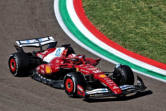 Charles Leclerc (MON) Ferrari SF-25.
18.05.2025. Formula 1 World Championship, Rd 7, Emilia Romagna Grand Prix, Imola, Italy, Race Day.
- www.xpbimages.com, EMail: requests@xpbimages.com © Copyright: Bearne / XPB Images