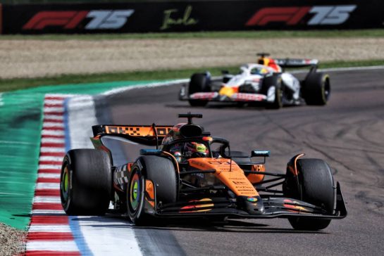 Oscar Piastri (AUS) McLaren MCL39.
18.05.2025. Formula 1 World Championship, Rd 7, Emilia Romagna Grand Prix, Imola, Italy, Race Day.
- www.xpbimages.com, EMail: requests@xpbimages.com © Copyright: Moy / XPB Images