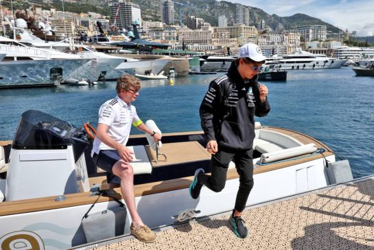 Andrea Kimi Antonelli (ITA) Mercedes AMG F1.
22.05.2025. Formula 1 World Championship, Rd 8, Monaco Grand Prix, Monte Carlo, Monaco, Preparation Day.
- www.xpbimages.com, EMail: requests@xpbimages.com © Copyright: Moy / XPB Images