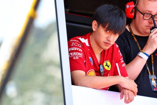 Zhou Guanyu (CHN) Ferrari Reserve Driver.
22.05.2025. Formula 1 World Championship, Rd 8, Monaco Grand Prix, Monte Carlo, Monaco, Preparation Day.
- www.xpbimages.com, EMail: requests@xpbimages.com © Copyright: Batchelor / XPB Images
