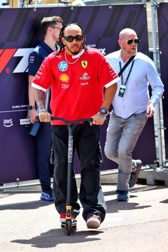 Lewis Hamilton (GBR) Ferrari.
22.05.2025. Formula 1 World Championship, Rd 8, Monaco Grand Prix, Monte Carlo, Monaco, Preparation Day.
- www.xpbimages.com, EMail: requests@xpbimages.com © Copyright: Batchelor / XPB Images