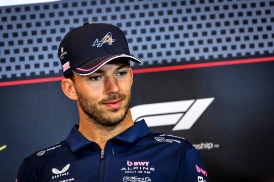 Pierre Gasly (FRA) Alpine F1 Team in the FIA Press Conference.
22.05.2025. Formula 1 World Championship, Rd 8, Monaco Grand Prix, Monte Carlo, Monaco, Preparation Day.
- www.xpbimages.com, EMail: requests@xpbimages.com © Copyright: Bearne / XPB Images