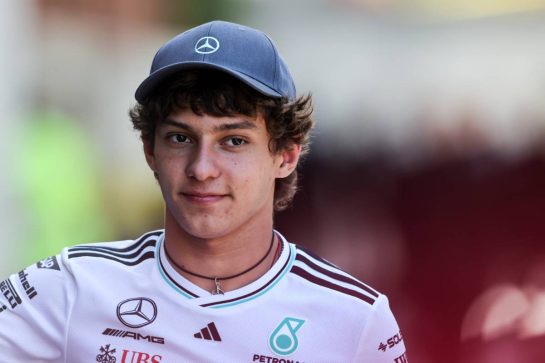 Andrea Kimi Antonelli (ITA), Mercedes AMG F1 
22.05.2025. Formula 1 World Championship, Rd 8, Monaco Grand Prix, Monte Carlo, Monaco, Preparation Day.
- www.xpbimages.com, EMail: requests@xpbimages.com © Copyright: Charniaux / XPB Images