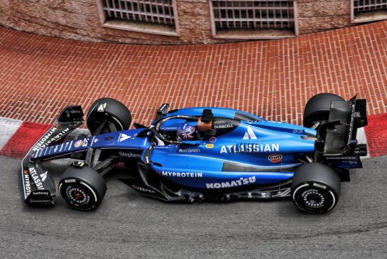 Alexander Albon (THA) Atlassian Williams Racing FW47.
23.05.2025. Formula 1 World Championship, Rd 8, Monaco Grand Prix, Monte Carlo, Monaco, Practice Day.
- www.xpbimages.com, EMail: requests@xpbimages.com © Copyright: Charniaux / XPB Images