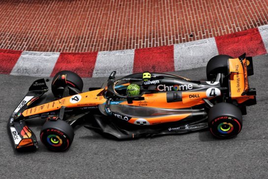 Lando Norris (GBR) McLaren MCL39.
23.05.2025. Formula 1 World Championship, Rd 8, Monaco Grand Prix, Monte Carlo, Monaco, Practice Day.
- www.xpbimages.com, EMail: requests@xpbimages.com © Copyright: Charniaux / XPB Images