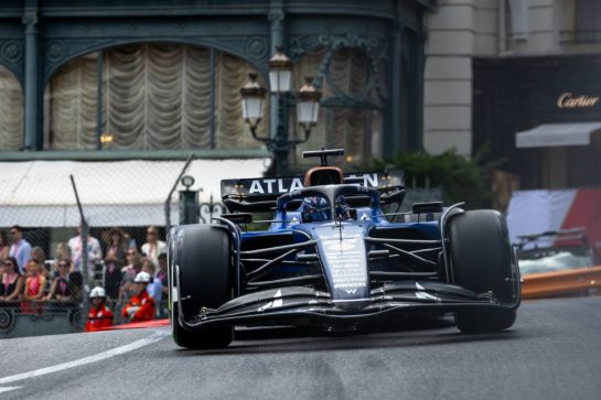 Alexander Albon (THA) Atlassian Williams Racing FW47.
23.05.2025. Formula 1 World Championship, Rd 8, Monaco Grand Prix, Monte Carlo, Monaco, Practice Day.
- www.xpbimages.com, EMail: requests@xpbimages.com © Copyright: Bearne / XPB Images