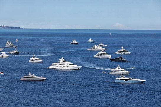 Circuit atmosphere - Boats.
23.05.2025. Formula 1 World Championship, Rd 8, Monaco Grand Prix, Monte Carlo, Monaco, Practice Day.
- www.xpbimages.com, EMail: requests@xpbimages.com © Copyright: Moy / XPB Images