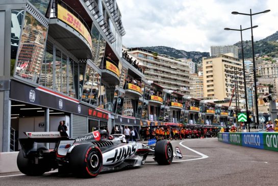 Esteban Ocon (FRA) Haas VF-25.
23.05.2025. Formula 1 World Championship, Rd 8, Monaco Grand Prix, Monte Carlo, Monaco, Practice Day.
- www.xpbimages.com, EMail: requests@xpbimages.com © Copyright: Batchelor / XPB Images