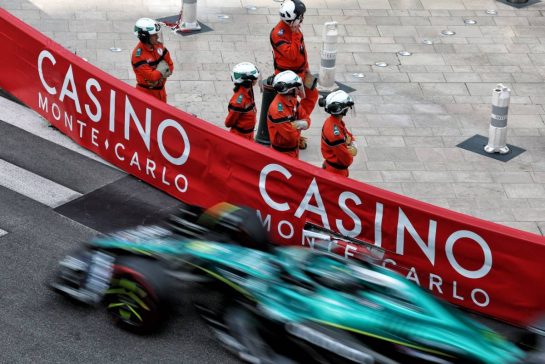Lance Stroll (CDN) Aston Martin F1 Team AMR25.
23.05.2025. Formula 1 World Championship, Rd 8, Monaco Grand Prix, Monte Carlo, Monaco, Practice Day.
- www.xpbimages.com, EMail: requests@xpbimages.com © Copyright: Moy / XPB Images