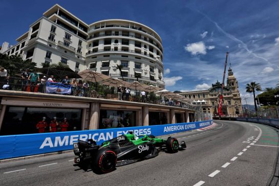 Nico Hulkenberg (GER) Sauber C45.
24.05.2025. Formula 1 World Championship, Rd 8, Monaco Grand Prix, Monte Carlo, Monaco, Qualifying Day.
- www.xpbimages.com, EMail: requests@xpbimages.com © Copyright: Moy / XPB Images