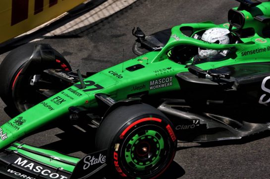 Nico Hulkenberg (GER) Sauber C45.
24.05.2025. Formula 1 World Championship, Rd 8, Monaco Grand Prix, Monte Carlo, Monaco, Qualifying Day.
- www.xpbimages.com, EMail: requests@xpbimages.com © Copyright: Batchelor / XPB Images