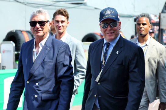 HSH Prince Albert of Monaco (MON).
24.05.2025. Formula 1 World Championship, Rd 8, Monaco Grand Prix, Monte Carlo, Monaco, Qualifying Day.
- www.xpbimages.com, EMail: requests@xpbimages.com © Copyright: Batchelor / XPB Images