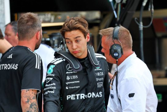 George Russell (GBR) Mercedes AMG F1.
24.05.2025. Formula 1 World Championship, Rd 8, Monaco Grand Prix, Monte Carlo, Monaco, Qualifying Day.
- www.xpbimages.com, EMail: requests@xpbimages.com © Copyright: Batchelor / XPB Images