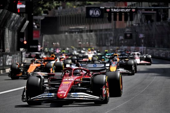 Charles Leclerc (MON) Ferrari SF-25 at the start of the race.
25.05.2025. Formula 1 World Championship, Rd 8, Monaco Grand Prix, Monte Carlo, Monaco, Race Day.
- www.xpbimages.com, EMail: requests@xpbimages.com © Copyright: Price / XPB Images