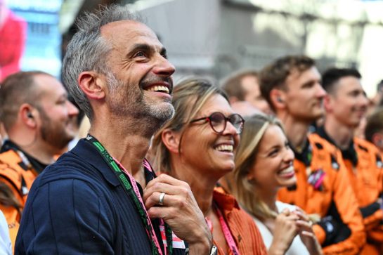 Adam Norris (GBR) and Cisca Wauman (BEL), father and mother of Lando Norris (GBR) McLaren, in parc ferme.
25.05.2025. Formula 1 World Championship, Rd 8, Monaco Grand Prix, Monte Carlo, Monaco, Race Day.
- www.xpbimages.com, EMail: requests@xpbimages.com © Copyright: Price / XPB Images